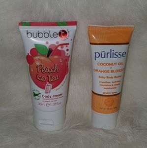 Sample Sizes of Body Butter and Body Cream